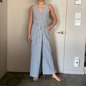 striped jumpsuit